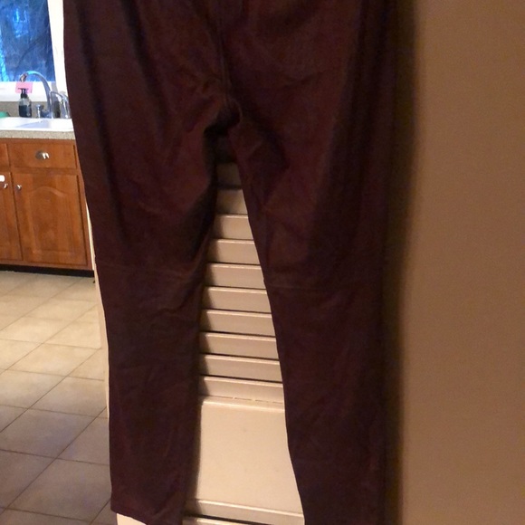 Free People Midnight Vegan Faux Suede Leather Leggings - Picture 10 of 10